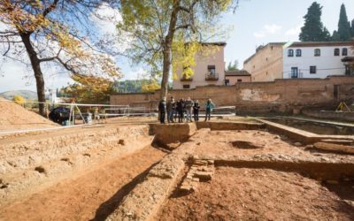 La Alhambra descubre una estructura palatina desconocida en el jardín de la Alamedilla